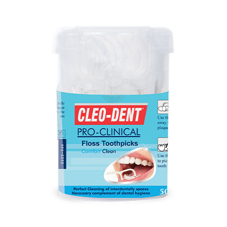 Cleodent Floss Tooth Pick (50Pcs)