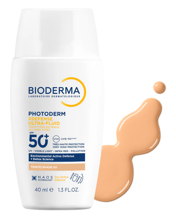 BIODERMA PHOTODERM XDEFENSE ULTRA FLUID SPF50+ SHADE 02 40 ML