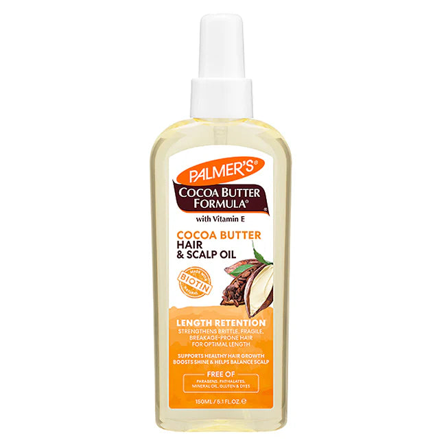 PALMER'S COCOA BUTTER FORMULA+BIOTIN LENGTH RETENTION HAIR & SCALP OIL