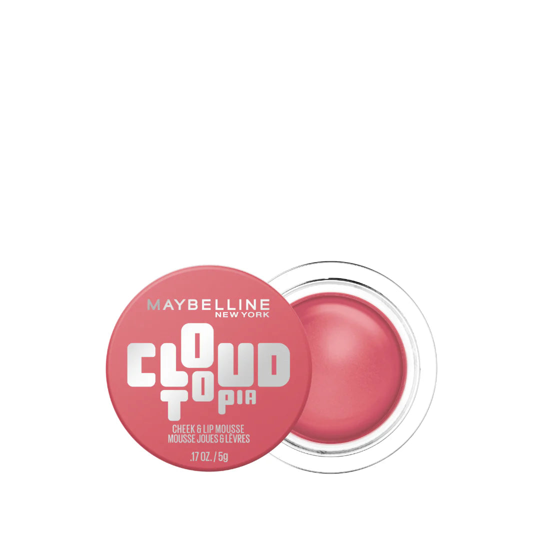 Maybelline Cloudtopia Blush for Cheeks and Lip Mousse, Ultra-Vivid, Pigmented Formula for Up to 14HR of Blush and Lip Makeup Color