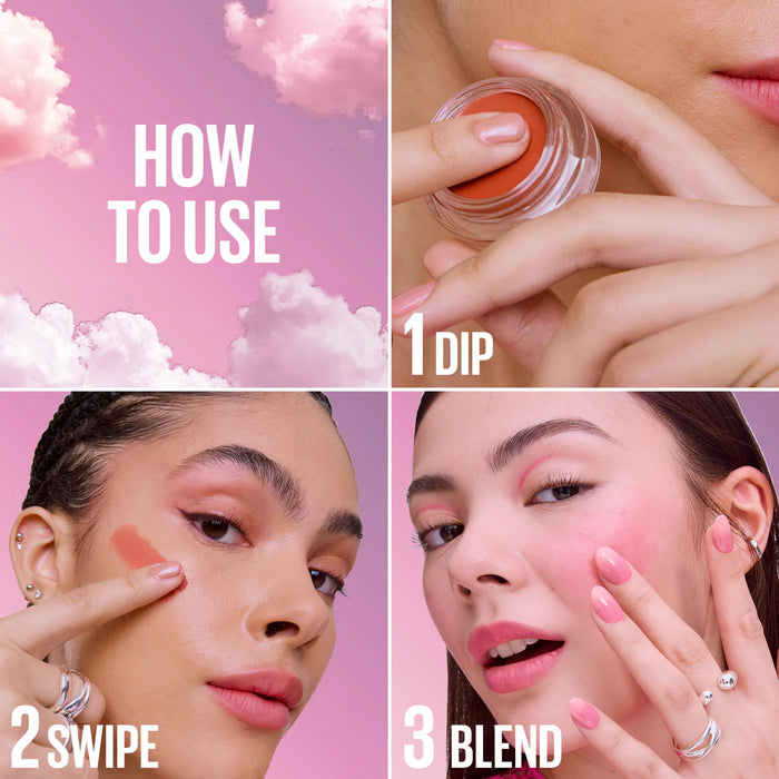 Maybelline Cloudtopia Blush for Cheeks and Lip Mousse, Ultra-Vivid, Pigmented Formula for Up to 14HR of Blush and Lip Makeup Color