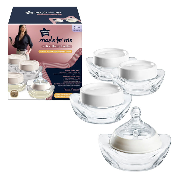 Tommee Tippee Milk Collector Bottles x4