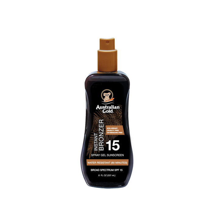 AUSTRALIAN GOLD Instant Bronzer SPF 15 Spray Gel Sunscreen