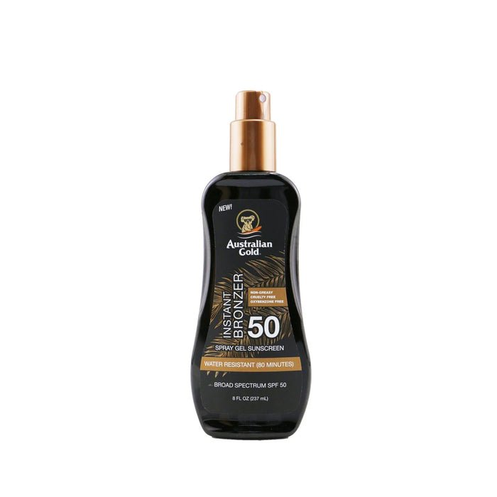 AUSTRALIAN GOLD Instant Bronzer SPF 50 Spray Gel Sunscreen