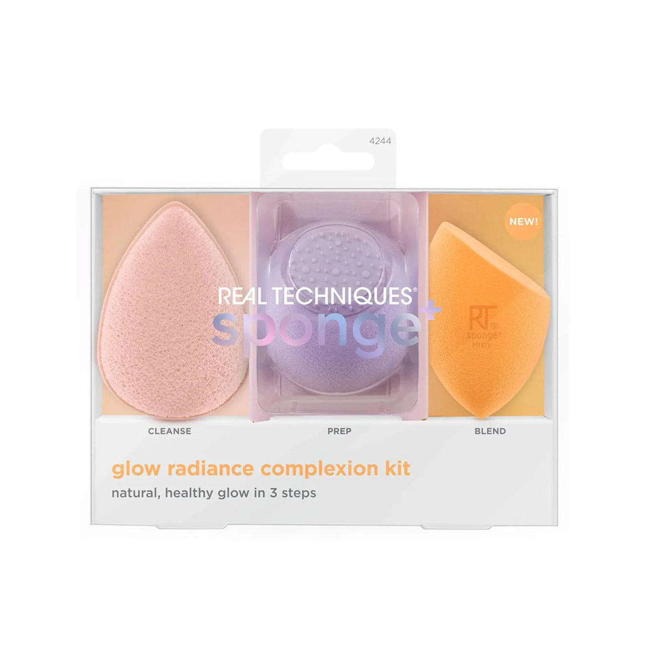 REAL TECHNIQUES Glow Radiance Complexion Kit x3