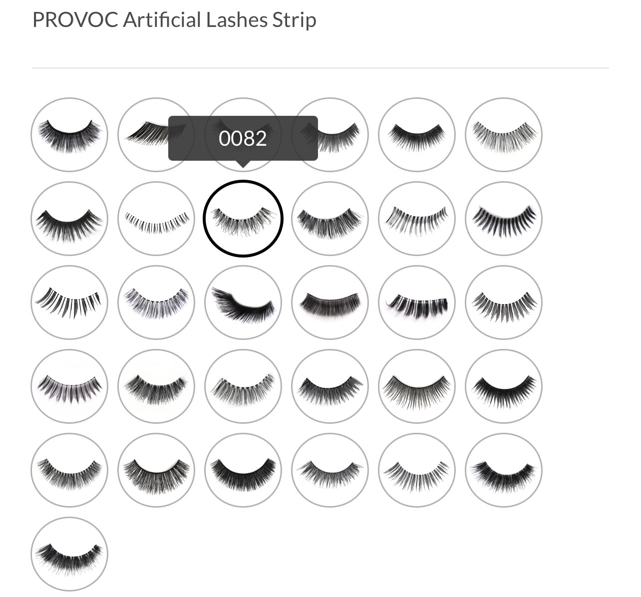 PROVOC STRIP LASHES