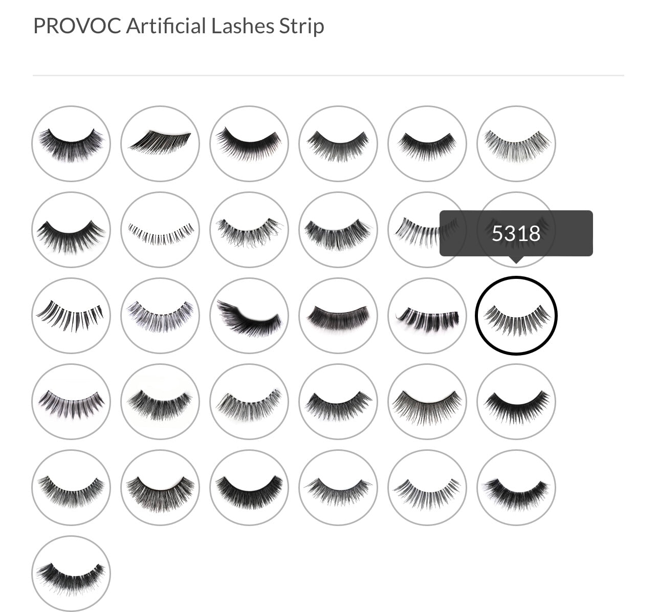 PROVOC STRIP LASHES