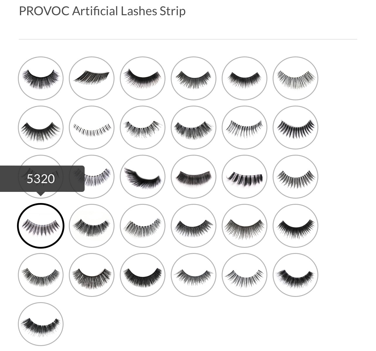 PROVOC STRIP LASHES