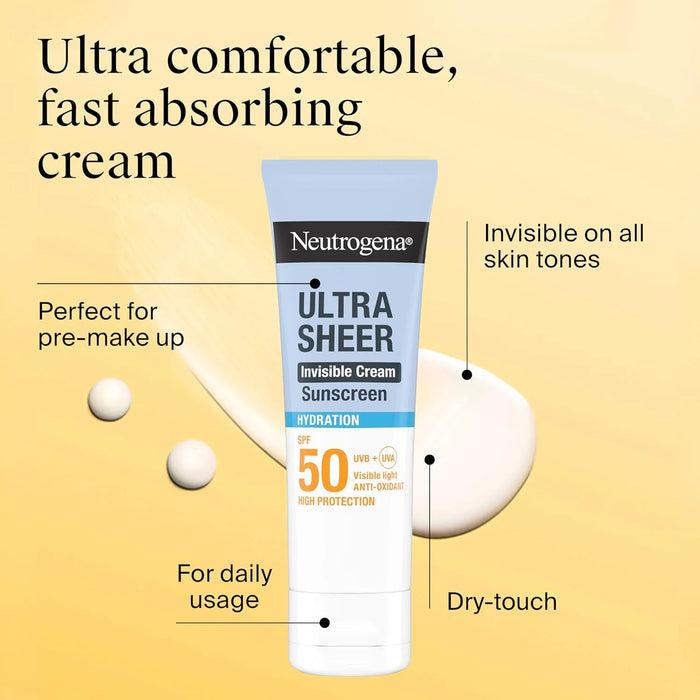 NEUTROGENA Ultra Sheer Hydration Cream SPF50 50ml