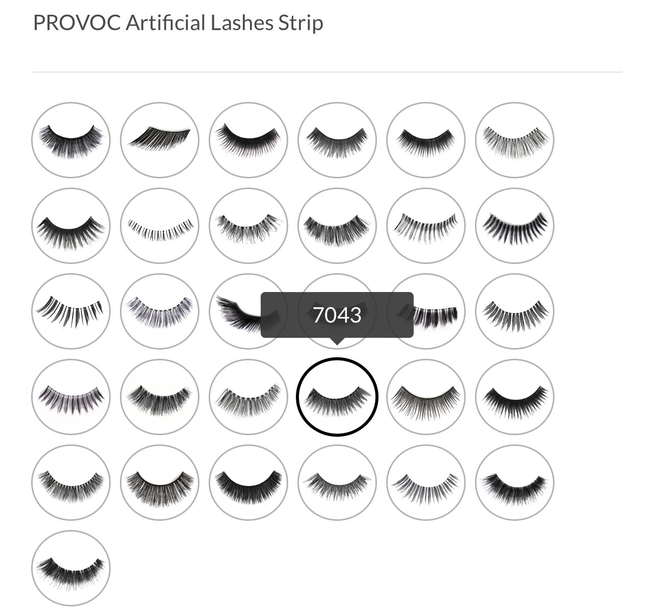 PROVOC STRIP LASHES