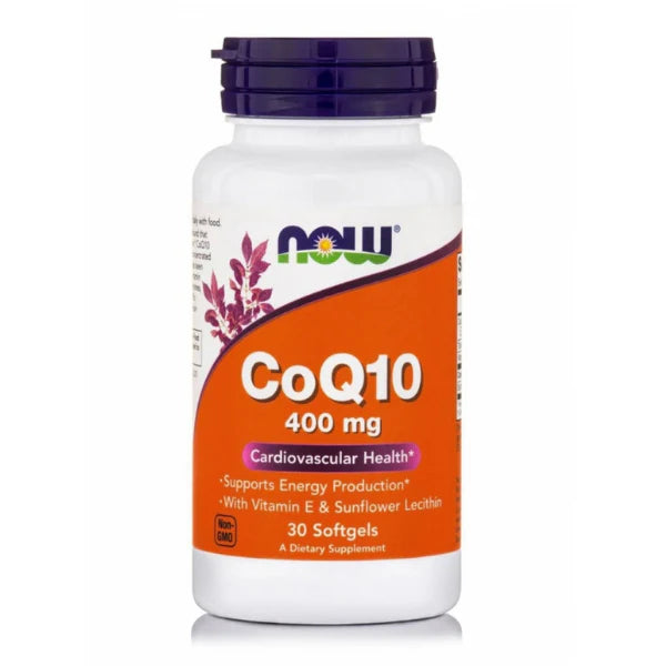 Now CoQ10 400mg 30 Softgels