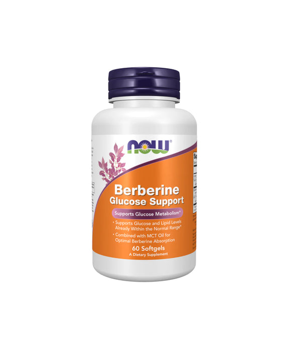 Now Berberine Glucose Support 60 Softgels