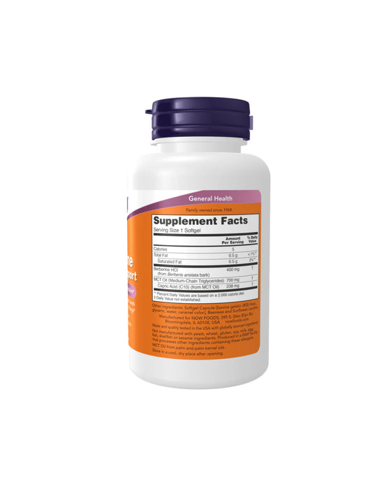 Now Berberine Glucose Support 60 Softgels