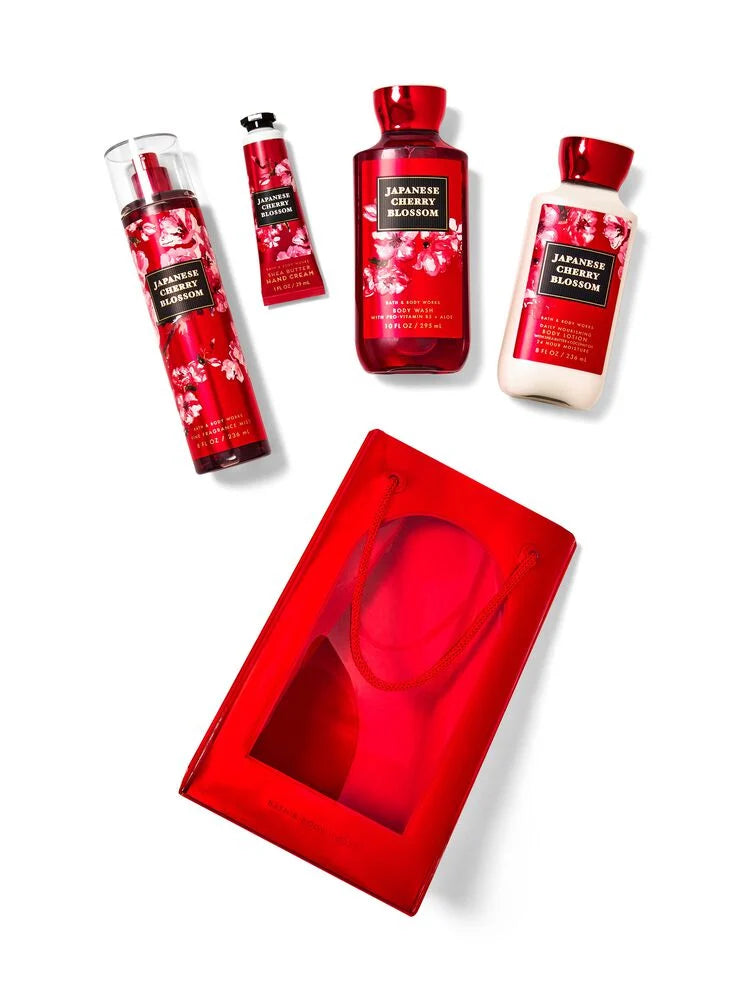 Bath & Body Works Japanese Cherry Blossom Gift Set