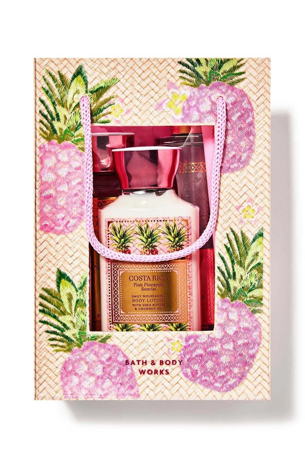 Bath & Body Works Costa Rica Pink Pineapple Sunrise Gift Set
