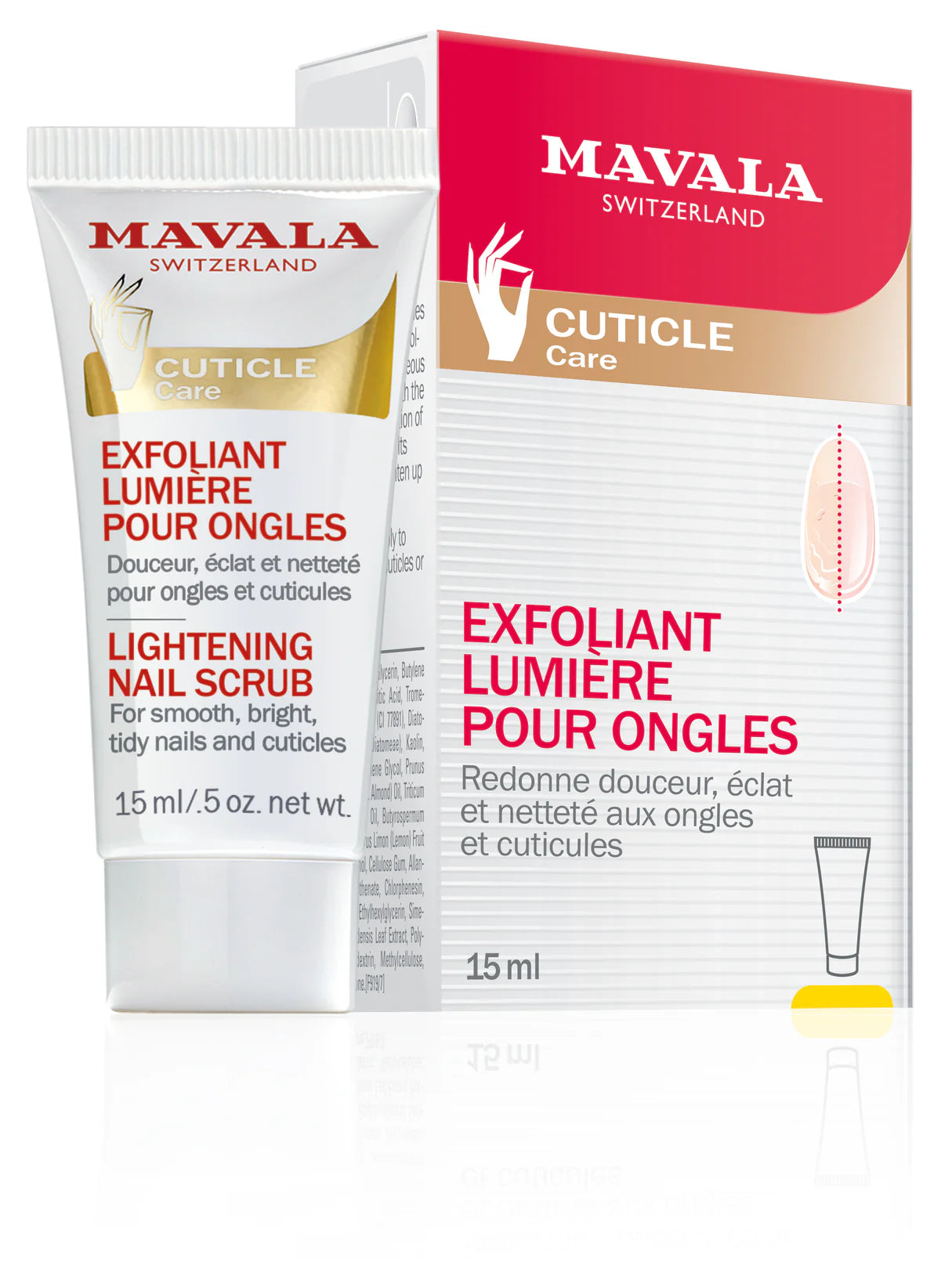 Lightening Nail Scrub 15ml MAVALA LIGHTENING NAIL SCRUB 15ML