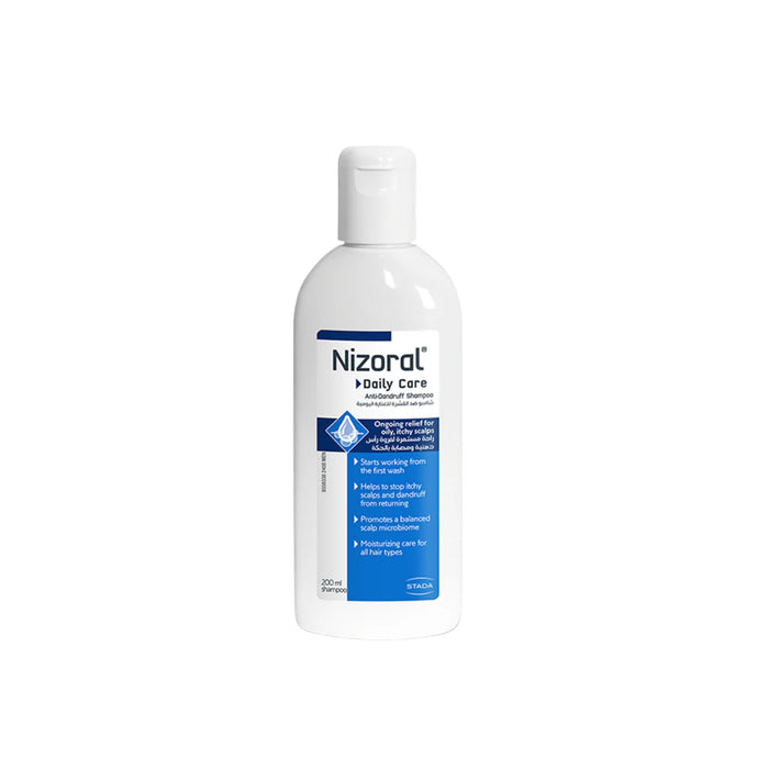 Nizoral Daily Care Shampoo 200ml – Anti-Dandruff for Oily and Itchy Scalp