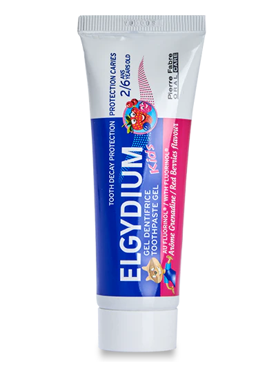 ELGYDIUM KIDS RED BERRIES TOOTHPASTE AGES 2 TO 6