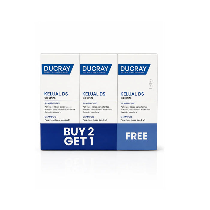 DUCRAY Kelual DS Persistent Loose Dandruff Shampoo 100ml Buy 2 Get 1 Free