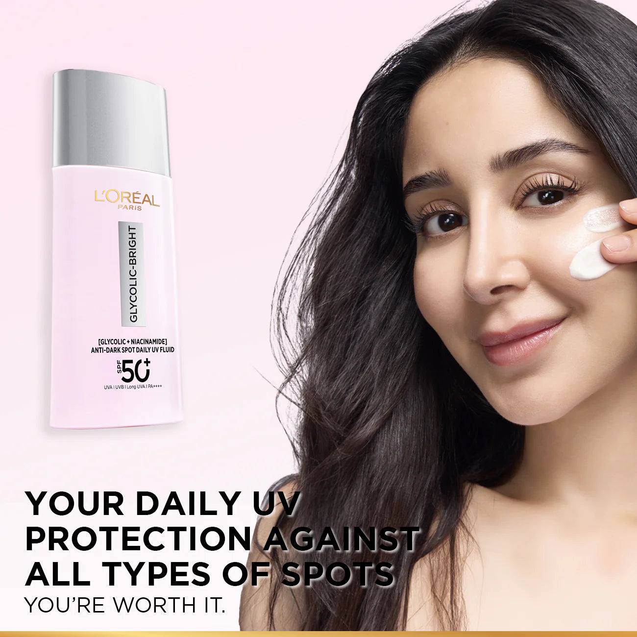 L’Oréal Glycolic Bright Anti-Dark Spot Daily UV Fluid SPF 50+