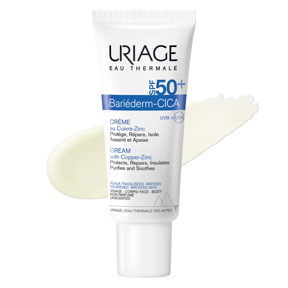 Uriage BARIÉDERM CICA-CREAM WITH CU-ZN SPF50 40ML