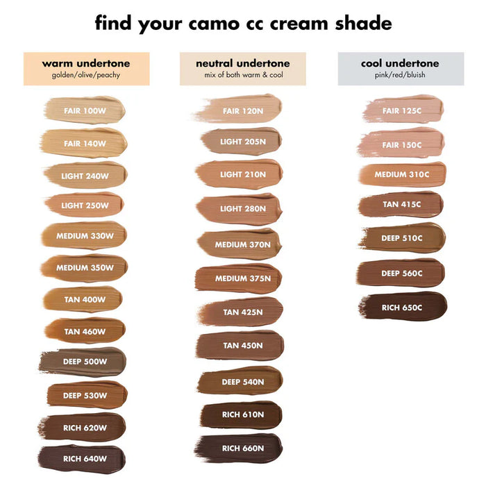 E.L.F Camo CC Cream Full-Coverage Color-Correcting Foundation With Broad Spectrum SPF 30