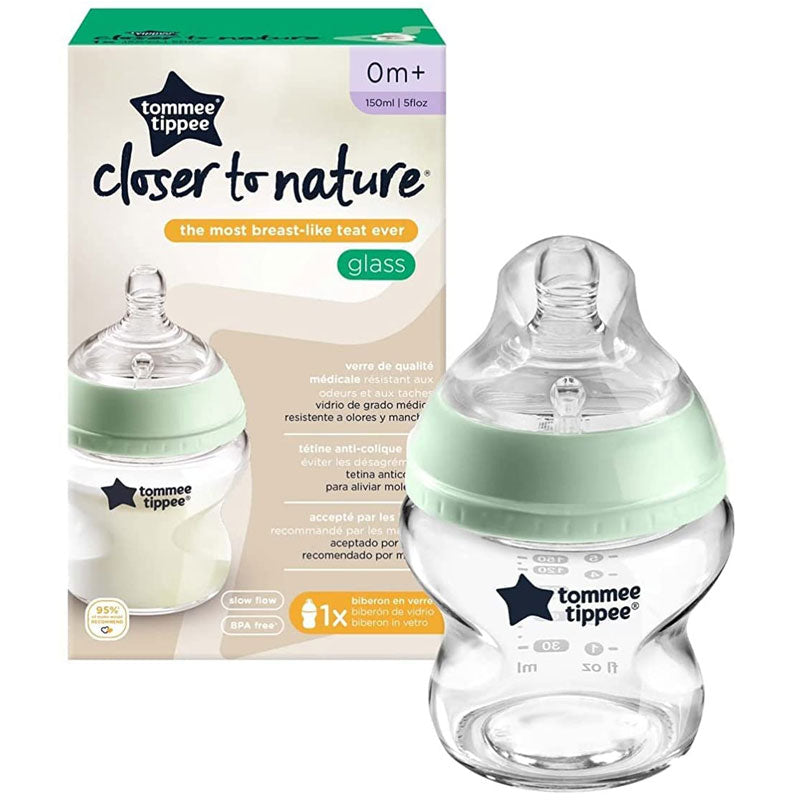 Tommee Tippee 0+ Glass Feeding Bottle