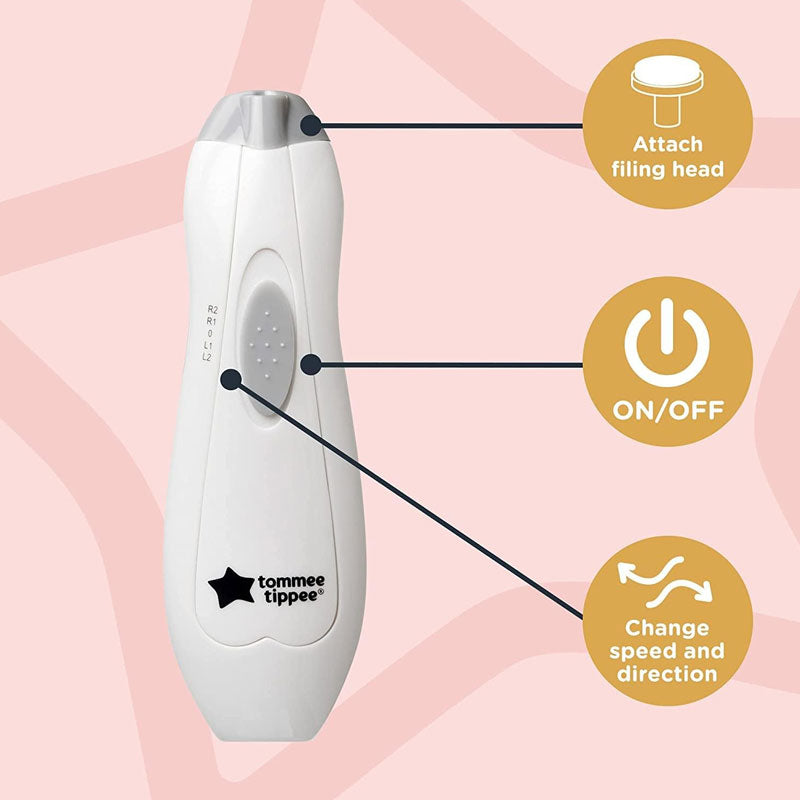 Tommee Tippee Nail Care Electric Baby Nail File