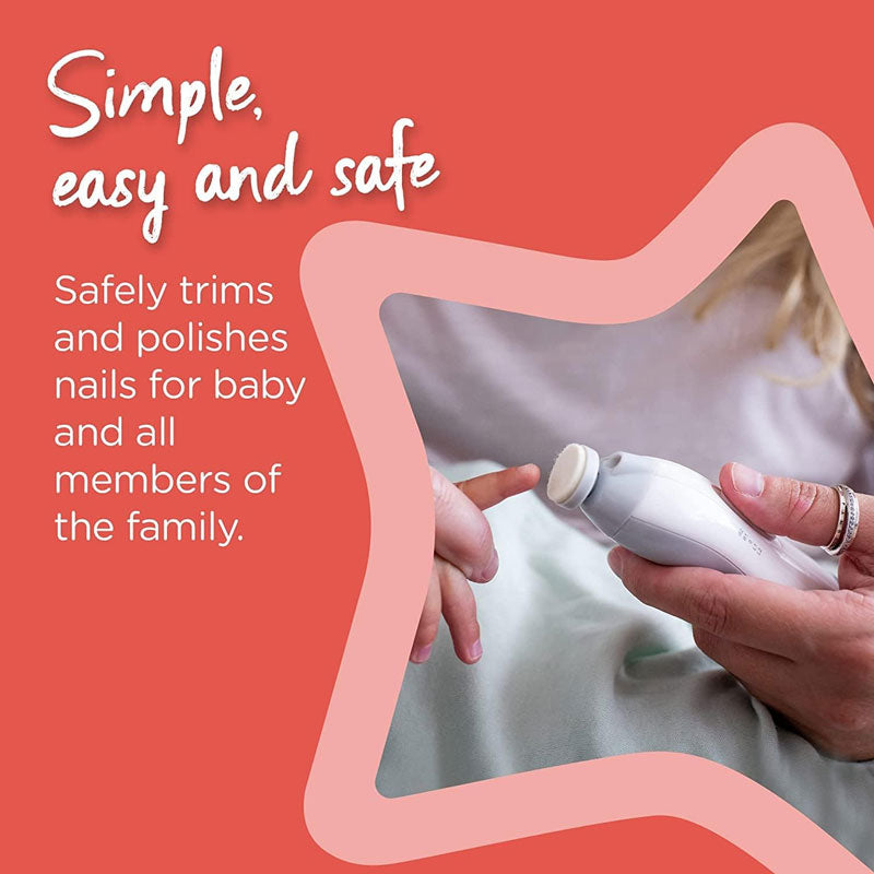 Tommee Tippee Nail Care Electric Baby Nail File