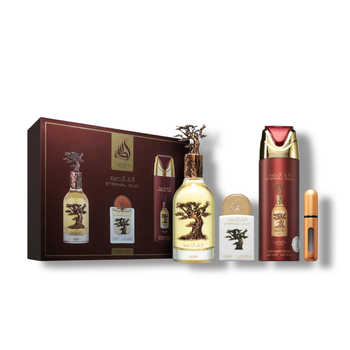 Lattafa Eternal Oud Giftset Eau de Parfum — Oud Amber Vanilla