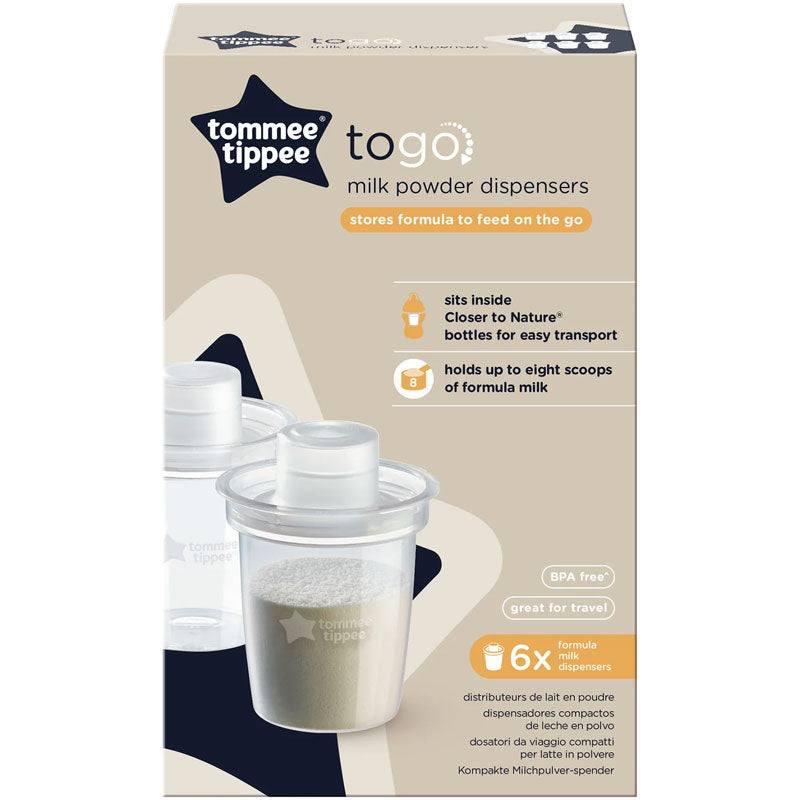 Tommee Tippee 6x Milk Powder Dispencers