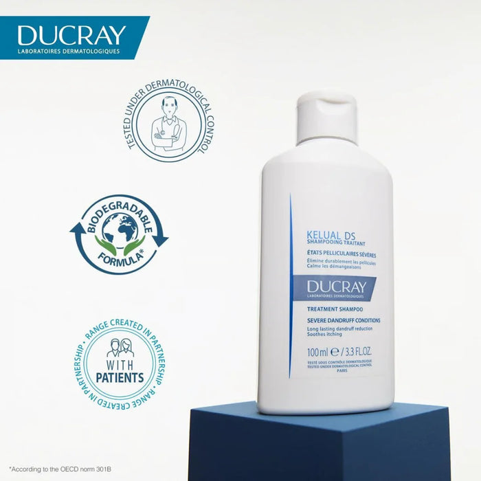 DUCRAY Kelual DS Persistent Loose Dandruff Shampoo 100ml Buy 2 Get 1 Free