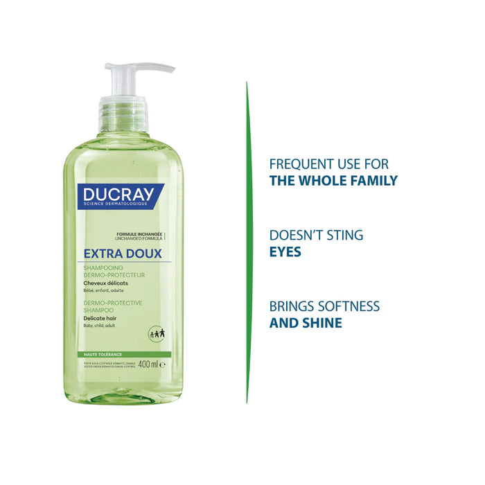 DUCRAY Extra-Doux Shampooing Dermo-Protecteur 400ml Buy 2 Get 1 Free