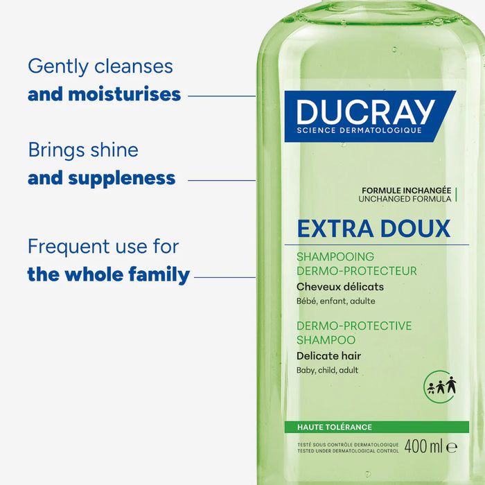 DUCRAY Extra-Doux Shampooing Dermo-Protecteur 400ml Buy 2 Get 1 Free
