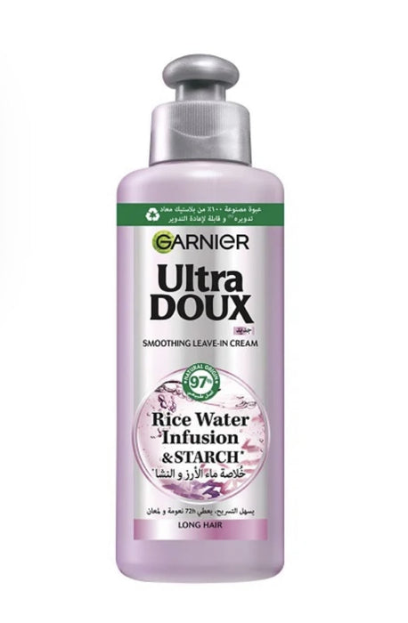 ULTRA DOUX RICE WATER INFUSION & STARCH, LEAVE IN CREAM, FOR LONG HAIR 200 ML