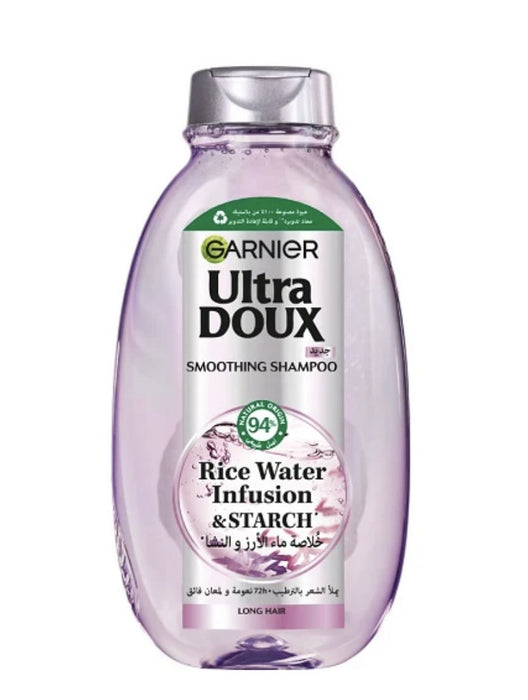 ULTRA DOUX RICE WATER INFUSION & STARCH SHAMPOO, FOR LONG HAIR, SMOOTH AND SHINE