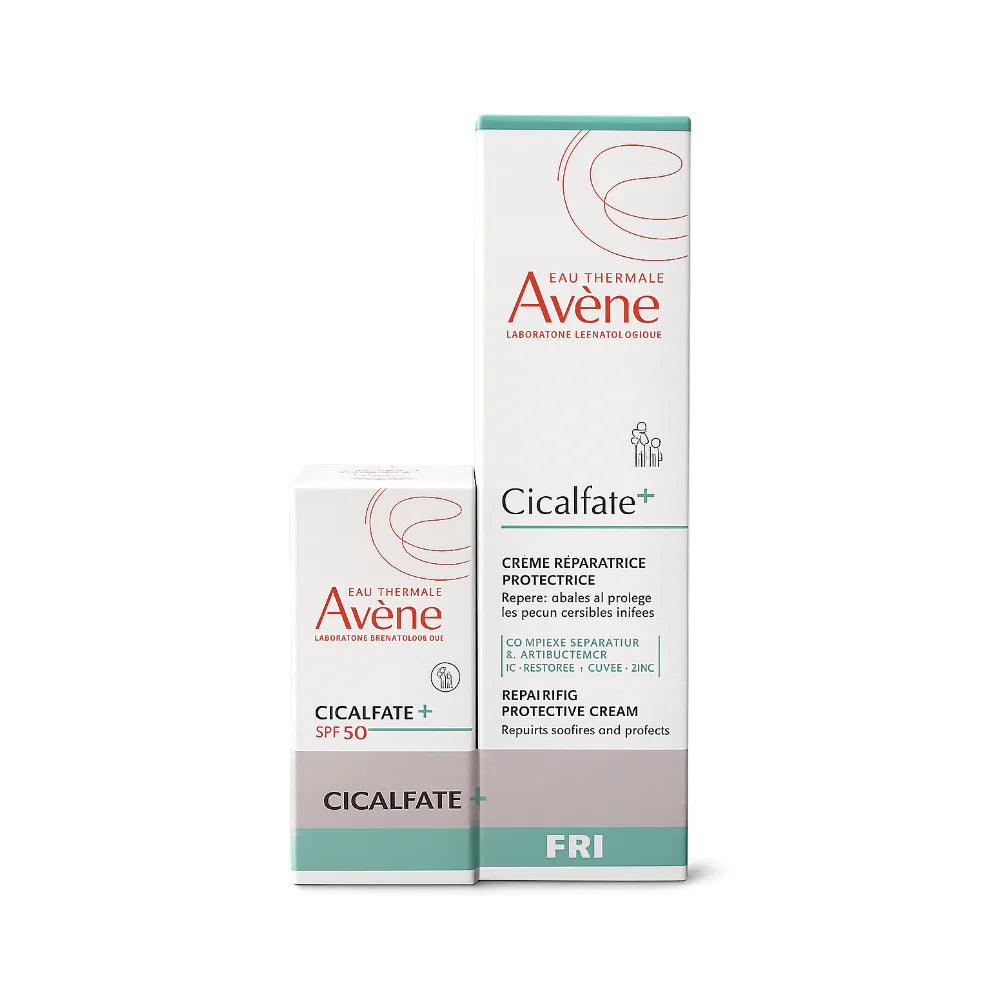AVÈNE Cicalfate+ Repairing Protective Cream With Cicalfate+ Skin Repair SPF50+ Duo