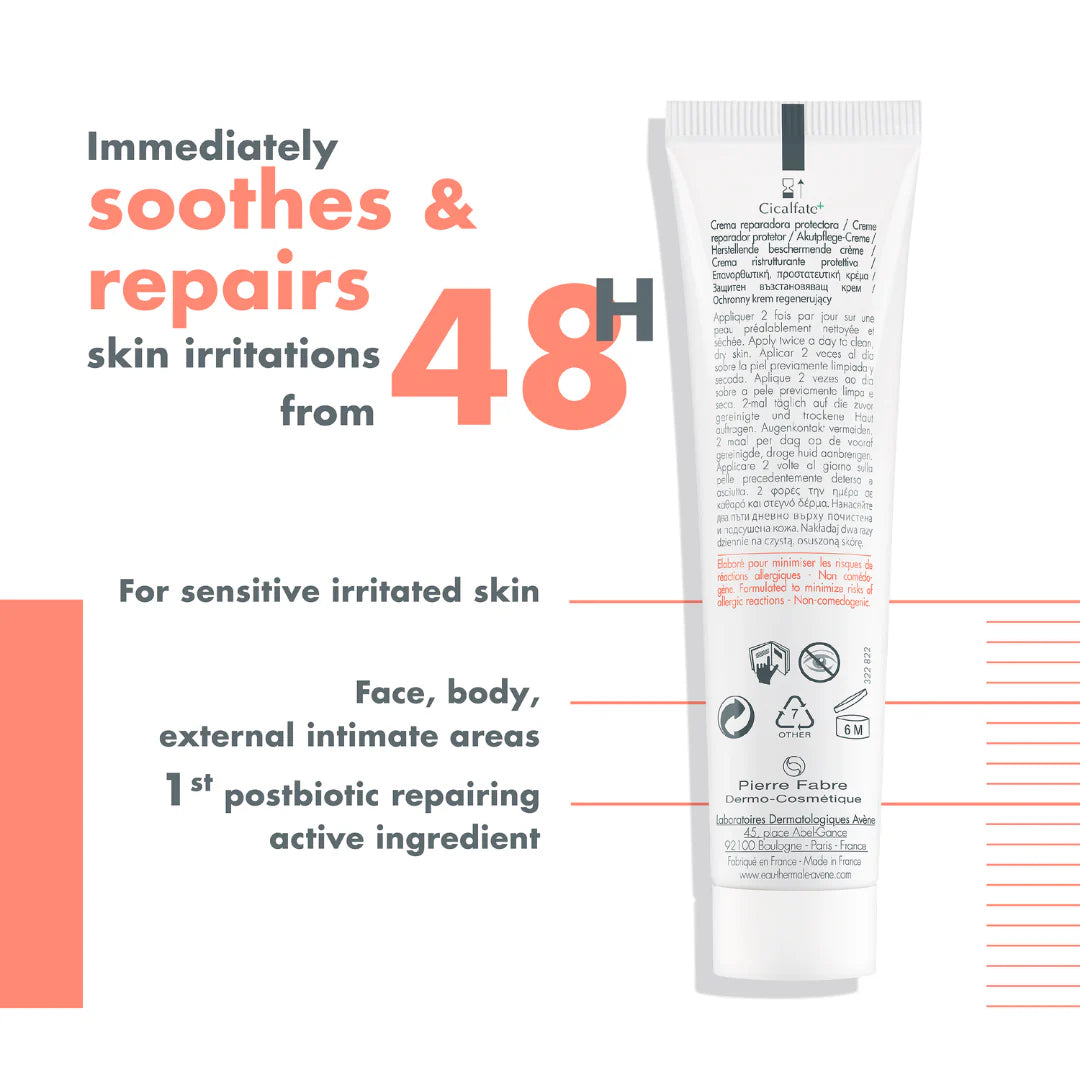 AVÈNE Cicalfate+ Repairing Protective Cream With Cicalfate+ Skin Repair SPF50+ Duo