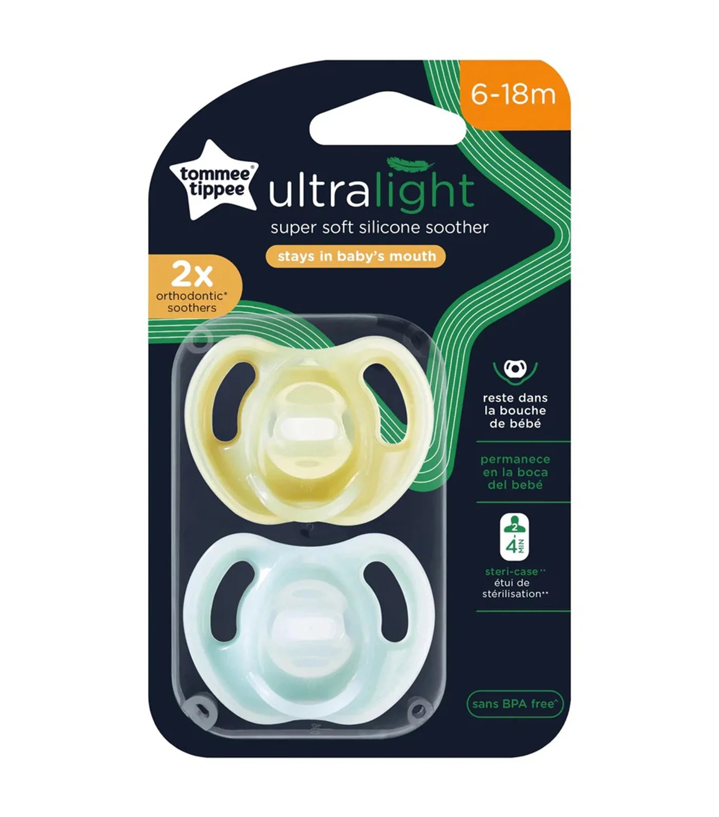 Tommee Tippee Ultra light Super Soft Silicone soother
