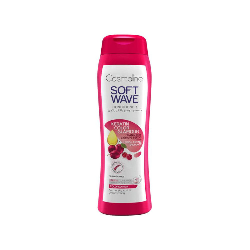 Cosmaline Soft Wave Keratin Color Glamour Conditioner For Colored Hair 400Ml