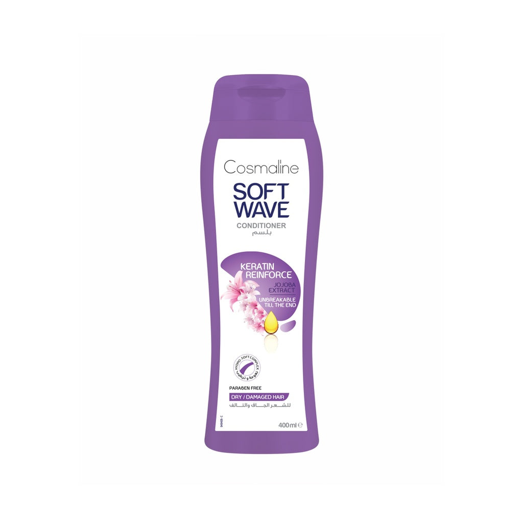 Cosmaline Soft Wave Keratin Reinforce Conditioner For Dry/Damaged Hair 400Ml