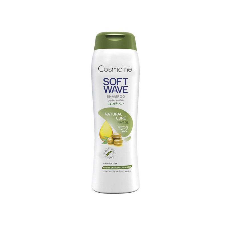 Cosmaline Soft Wave Natural Cure Shampoo For Brittle Unmanageable Hair 400Ml