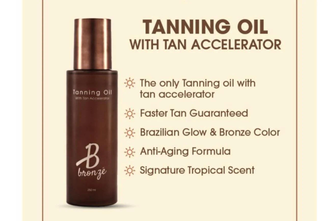 B-bronzè Tanning Oil with Tan Accelerator