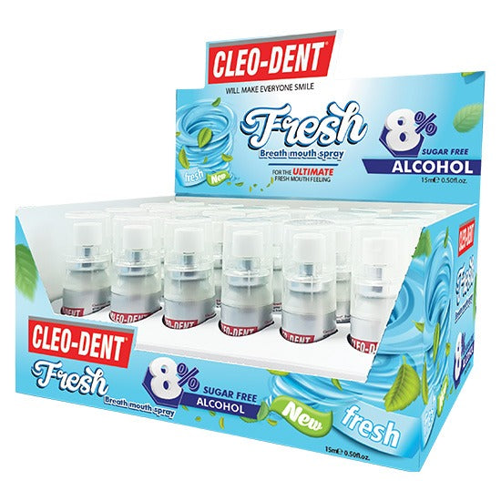 CLEO-DENT Mouth-spray (8% alcohol)