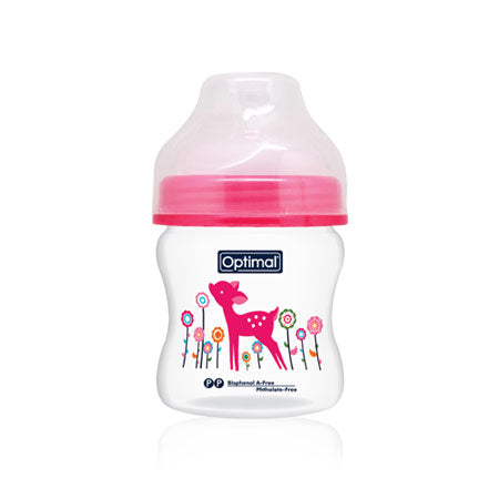 OPTIMAL Extra Wide Neck Feeding Bottle 150ml