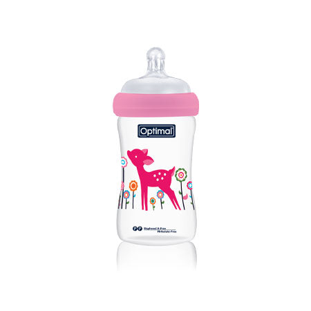 OPTIMAL Extra Wide Neck Feeding Bottle 240ml