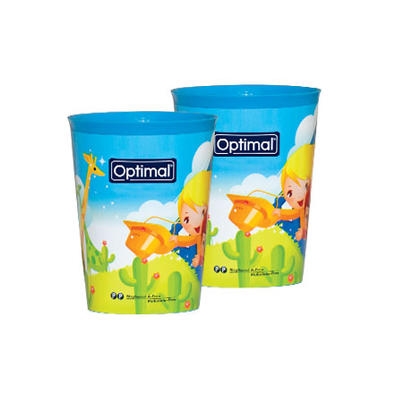 OPTIMAL Baby Plastic Cup (310ML) (2 pcs)