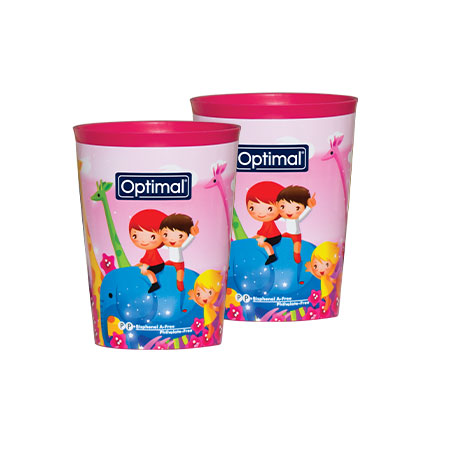 OPTIMAL Baby Plastic Cup (310ML) (2 pcs)