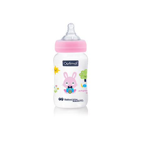 OPTIMAL Wide Neck Feeding Bottle 240ml
