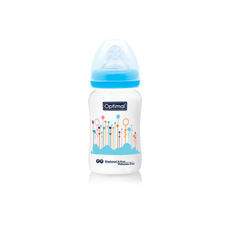 OPTIMAL Wide Neck Feeding Bottle 240ml